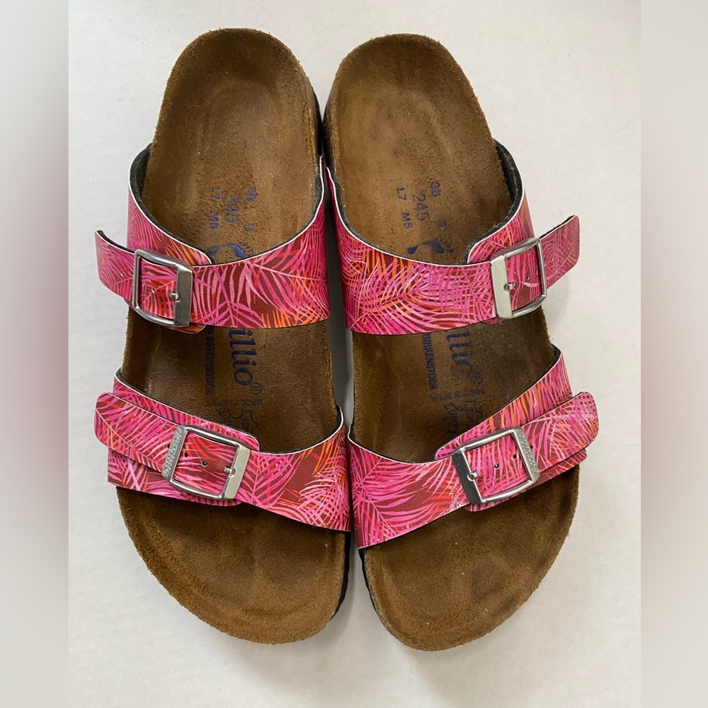 Birkenstock Papillio Pink Tropical Sandals 38